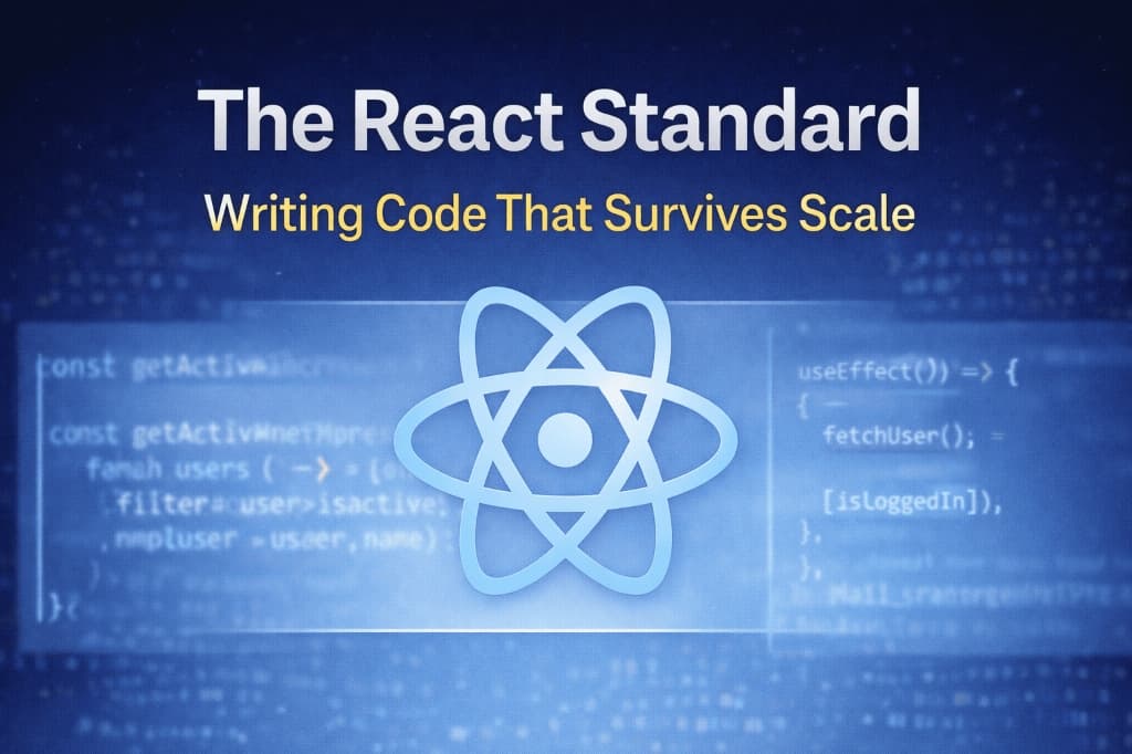 The React Standard: Writing React Code That Survives Scale